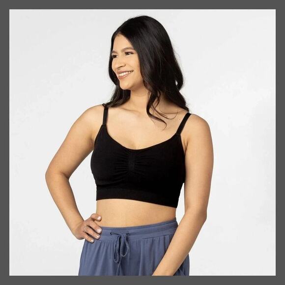 New Kindred Bravely Bamboo Sublime Hands-Free Pumping Sleep Bra - Picture 3 of 12